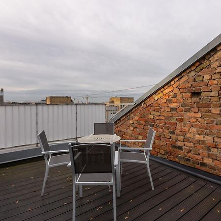 Penthouse Apartment With Terrace Riga Bagian luar foto