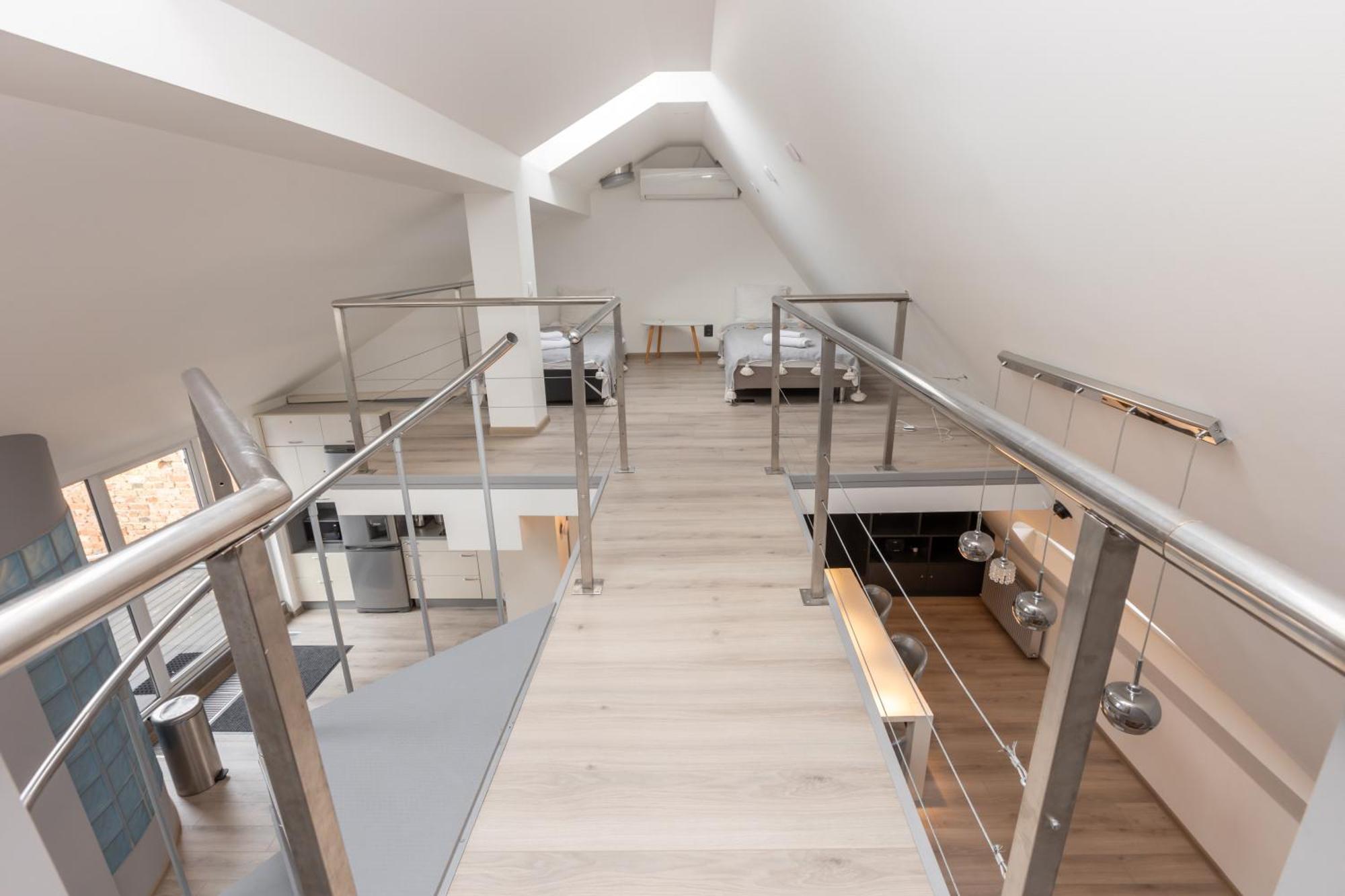 Penthouse Apartment With Terrace Riga Bagian luar foto