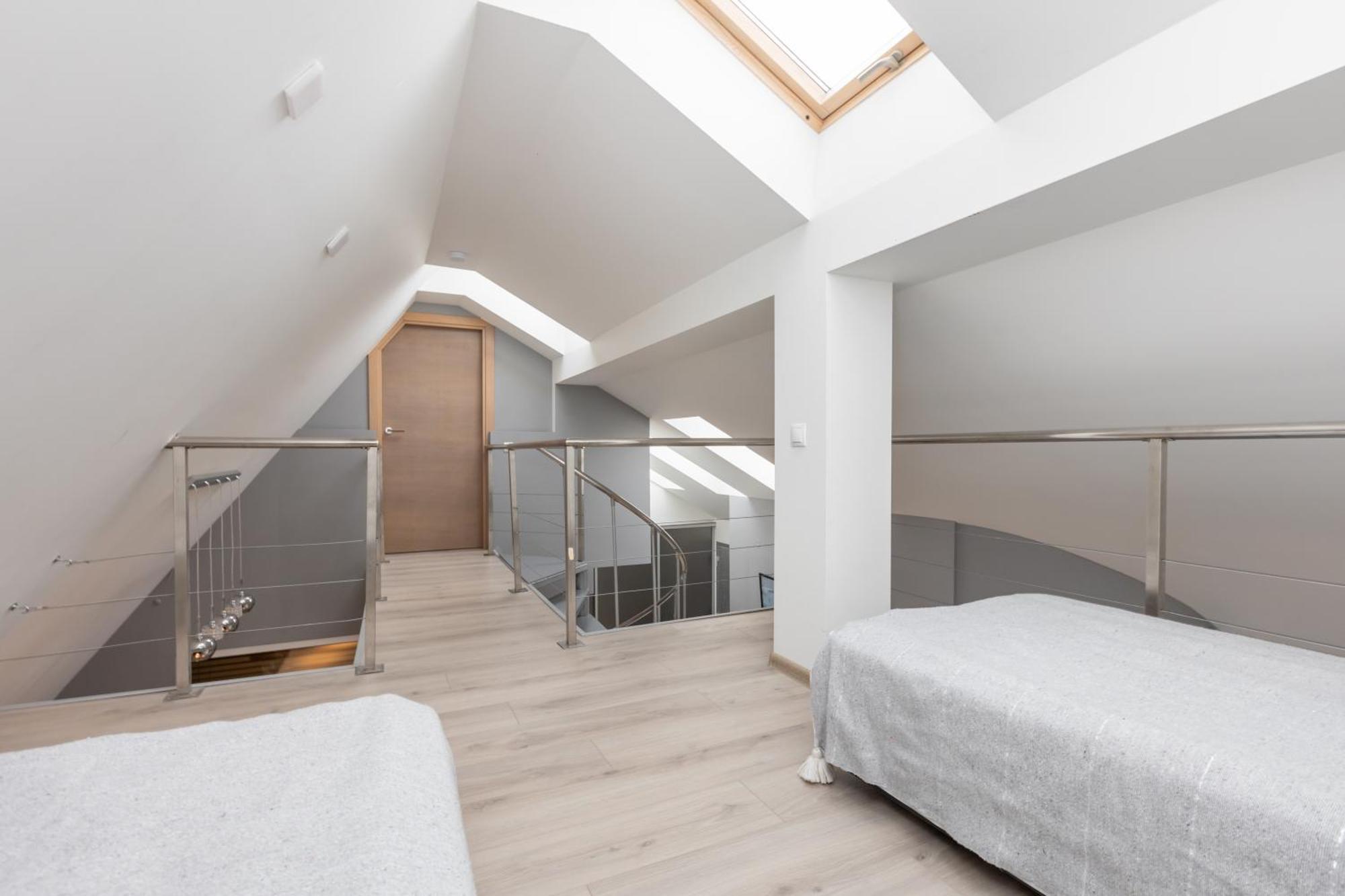 Penthouse Apartment With Terrace Riga Bagian luar foto